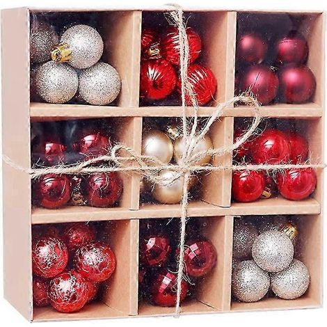 99 décorations de Noël rouges - Boules et ornements (1/5)