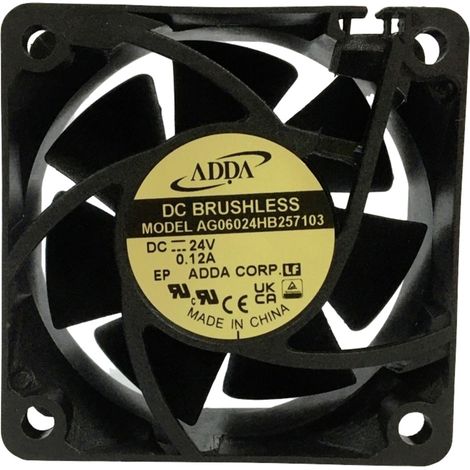 ADDA AG06024HB257103 Axiallüfter 24 V/DC  (L x B x H) 60 x 60 x 25 mm