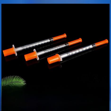 Seringue 0,3 ml - Seringue plastique jetable avec graduation - Pour usage vétérinaire bovin et caprin - Par unité (1/5)