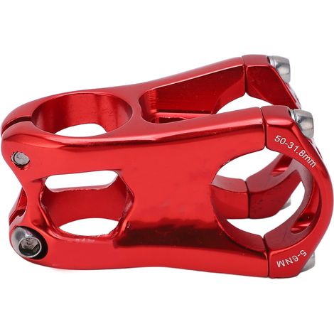 Potence de vélo ZTTO en alliage d'aluminium 31,8 mm, potence courte pour VTT et vélos de route, rouge (1/5)