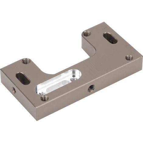 Support en alliage d'aluminium pour pare-chocs, pièce pour modèles MN90 MN91 MN45 MN96 MN99, véhicule tout-terrain 1/12, couleur titane