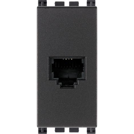 VIMAR - 19320.AB Presa RJ11 6/4 antibatterico grigio