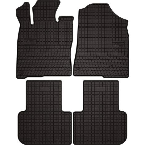 Tappetini in gomma per auto per: Honda Civic XI Hybrid (2022-) - neri, su misura (1/5)