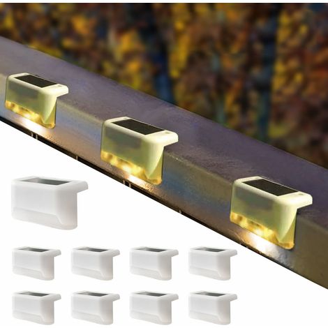 Éclairage extérieur solaire professionnel sans fil (8 pièces) Blanc-AquaForge (1/4)