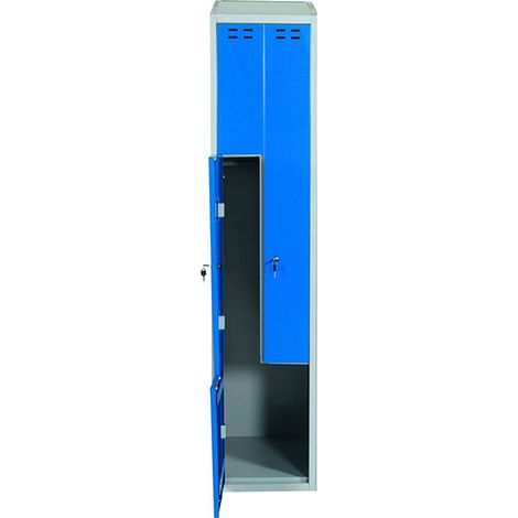 Vestiaire industriel 2 portes - 400x550x1920 mm - RAL 5010 - 4011071360