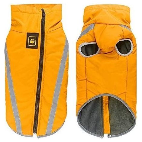 Manteau de Chien imperméable Veste Chaude d'hiver, vêtements pour Animaux de Compagnie Coupe-Vent Tenue de Veste de Chien pour Petits Chiens de Taille Moyenne avec Trou de Harnais 6XL (1/5)