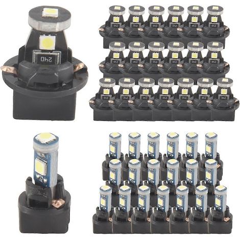 40 ampoules LED T5/T10 pour tableau de bord avec douille à rotation (1/5)