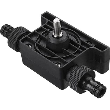 Mini-Tragbare Pumpe für elektrische Bohrmaschine mit hohem Durchfluss, die Pumpe wird mit zwei Anschlüssen für Bohrfutter geliefert (1/5)