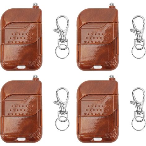 Télécommande de clonage de porte-clés 433MHz, contrôleur à 4 canaux pour porte de Garage, 4 pièces