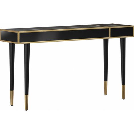 Console noire et dorée esprit glamour - noir et doré (1/5)