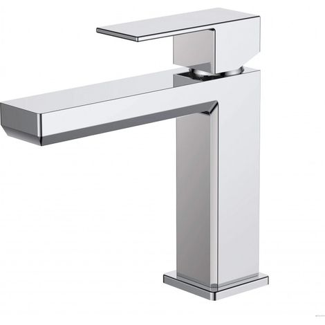 Robinet lavabo, mitigeur chromé PLAZA avec vidage (1/4)