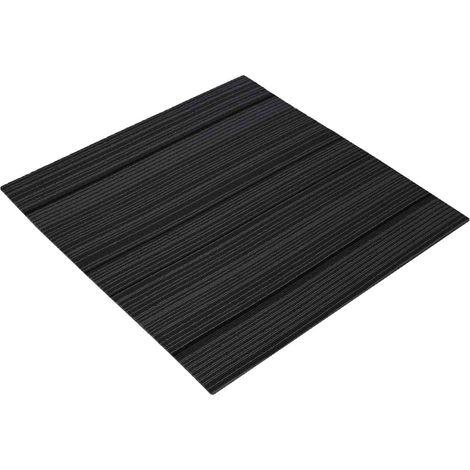 Carpet Tile Striped Light Grey 50 x 50 cm 36 pcs PP and Bitumen vidaXL