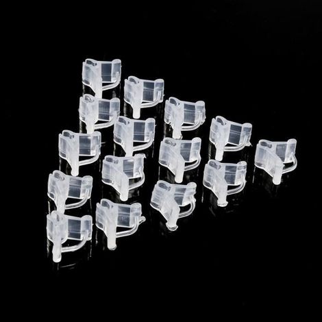 100PCS Pince à greffer pour plantation de tomate et Pince à greffer aubergine