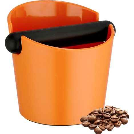 Knock Box - Boîte À Marc De Café En ABS Résistant - Pour Machine À Expresso - Capacité 1,2 L - Noir - 1 Pièce (1/5)
