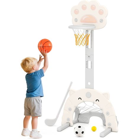 Centre sportif 3 en 1 pour enfants basketball football golf 211173174 (1/5)