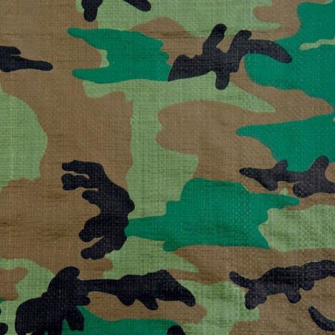 Bâche Camouflage - 130 G/M2 - 3 X 4 M - Extérieur Jardin Bricolage Protection Matériel - 1 Pièce (1/5)