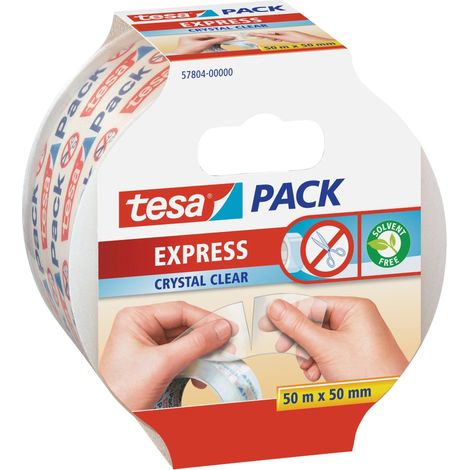 Tesa Nastro Adesivo Trasparente 50 mm x 50 m Resistente ai UV (1/4)