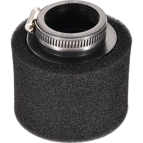 Filtro de aire de espuma de repuesto de 45 mm para ATV CRF KLX de 125 cc y 150 cc, quad, scooter, moto de cross, pit bike (negro). (1/5)