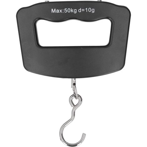Balance Numérique Suspendue 50 Kg Écran LCD Pèse-Bagage Crochet Digital Pour Voyage Pêche Maison Shopping Pesage Bagages (1/5)