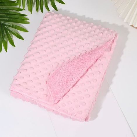 Fafeicy Couverture pour bébé Couverture bébé couverture thermique légère pour nouveau-né bébé couverture super douce recevant Rose (1/4)