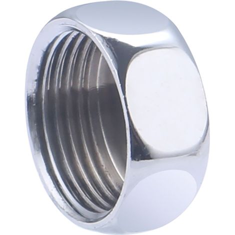 Tappo femmina cromato, F20x27, 2 pezzi NOYON & THIEBAULT