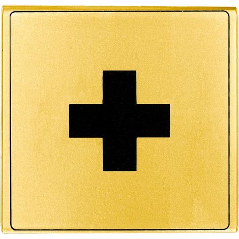 Plaque de porte Centre de soins - Classique or 90x90mm - 4500133