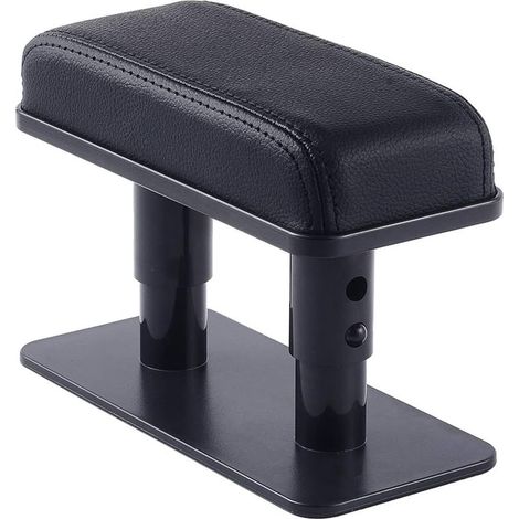 Housse d'accoudoir pour voiture, housse universelle pour accoudoir de voiture, support et coussin de coude réglables latéralement, coussin d'augmentation pour accoudoir de voiture (1/4)