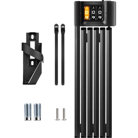 Vélo pliable compact avec combinaison à 3 chiffres antivol en alliage de zinc et noyaux en acier pour le rangement de vélos et motos (1/5)
