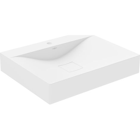 Mexen Poli Aufsatzwaschbecken aus konglomerat 60 x 48 cm, Weiß - 23026001 (1/5)