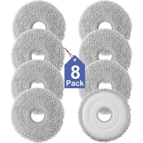 Serpillière réutilisable en microfibre compatible avec aspirateur Dreame L10s Ultra/L20 Ultra/L10s Pro Ultra/X30 Ultra/L10s Pro Gen2/L10s Plus/L40 Ultra/X40 Ultra, accessoires de rechange pour balai à (1/5)