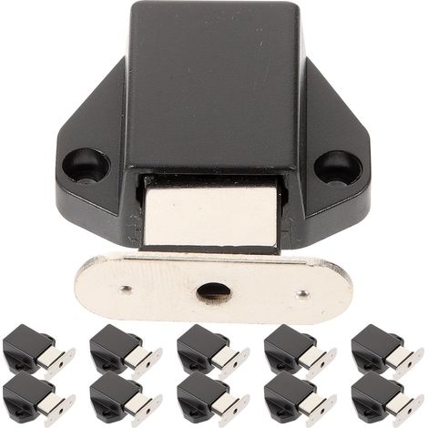 Lot de 10 Loquets Magnétiques Noirs (1/5)