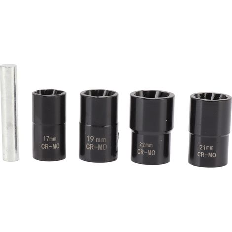 5-teiliges Schraubendreher-Set, professionelles Schraubendreher-Steckschlüssel-Set zum Entfernen beschädigter, festsitzender und verrosteter Schrauben, Muttern und Bolzen (1/5)