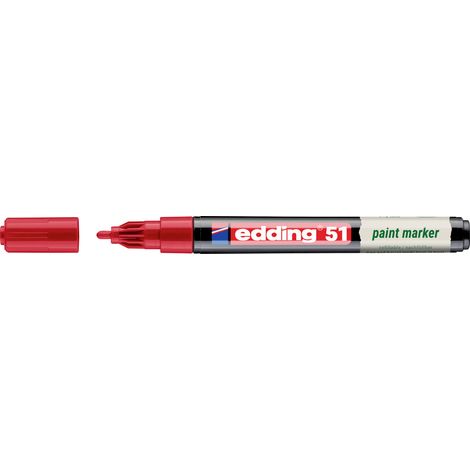 Edding 51 EcoLine 4-51-002 Marqueur peinture rouge 1 mm, 2 mm (1/5)