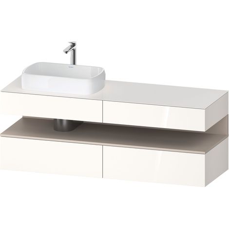 Duravit Collection One Meuble sous-vasque sur console, 2 tiroirs,