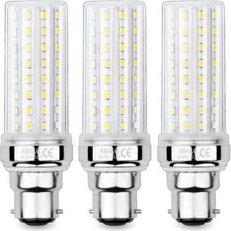Ampoules de Maïs LED 20W, Équivalent 150W Ampoule Incandescente, 2300LM, 3000K Blanc Chaud, Ampoules à B22 Baïonnette, 3 Pièces NPTERBL (1/4)