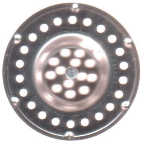 grille de gril en acier inoxydable avec bouton pour drain d&39A vier de cuisine
