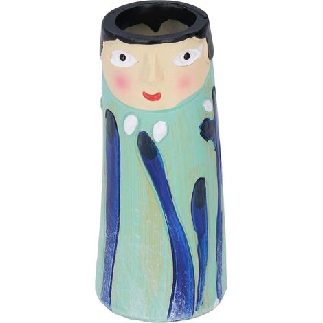 Vase de Résine Décorative Exquise Sans Odeur - Ornement pour Bureau et Salon (1/5)