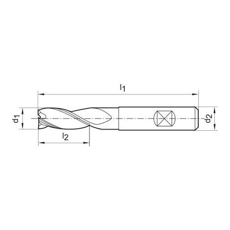 SL-Fraise 6527 VHM FIRE 9mm Z 3 Guhring (1/5)