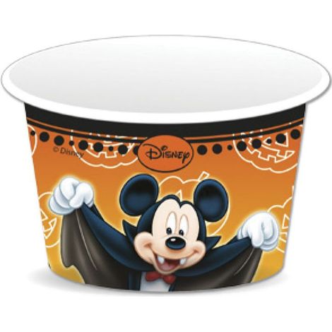 Coppette gelato di Topolino per Halloween, 200 ml, 8 pezzi.