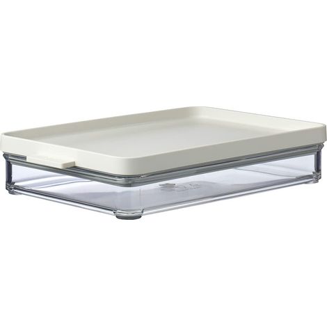 Mepal - Contenitore per Carne Omnia - Contenitore per Carne da Frigorifero - Conservazione di Salsicce e Zalumi - Conservazione e l'Organizzazione della Cucina - 500 ml - Nordic white (1/4)