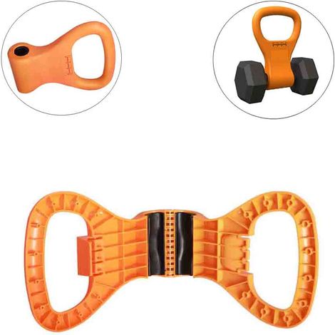 Poignées de kettlebell réglables et portables pour haltères, idéales pour les voyages et la musculation. (1/5)