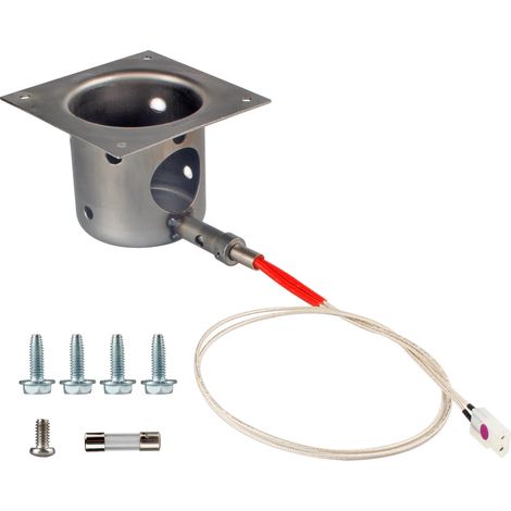 Brûleur à granulés et kit d'allumage de remplacement pour gril à pellets Traeger et Pit Boss, brasero avec vis et fusible, pièces détachées pour fumoir barbecue (1/5)
