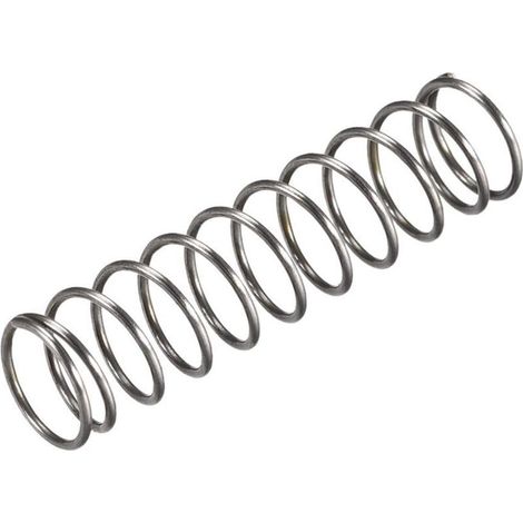 Ressort de compression 10mm OD 0,8mm Diamètre fil 40mm Longueur libre 30N Capacité de chargement Gris 10Pcs (1/4)