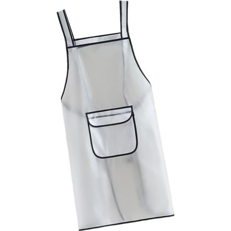 Grembiule regolabile con tasche, resistente agli schizzi e all'olio, grembiule da cucina, grembiule da ristorante