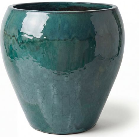 Maceta LAFONTAINE2 50x52cm bruma de jade (1/5)