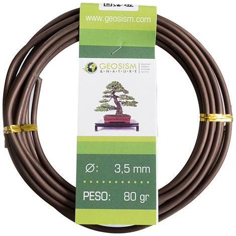 Filo di alluminio ramato (alluminio-ramato) Geotools 3,5 mm per bonsai, 80 gr
