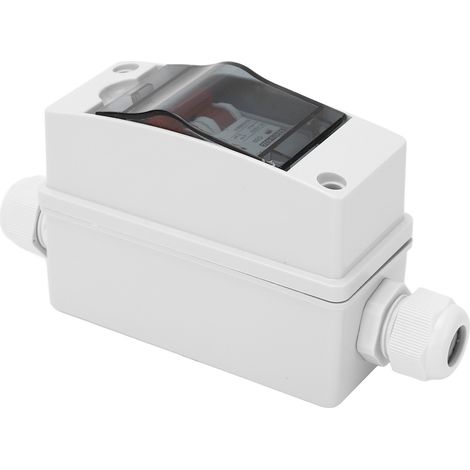 Disjoncteur CC 2P 50A, interrupteur sectionneur miniature étanche IP65, disjoncteur pour circuit photovoltaïque solaire 1000V (1/5)