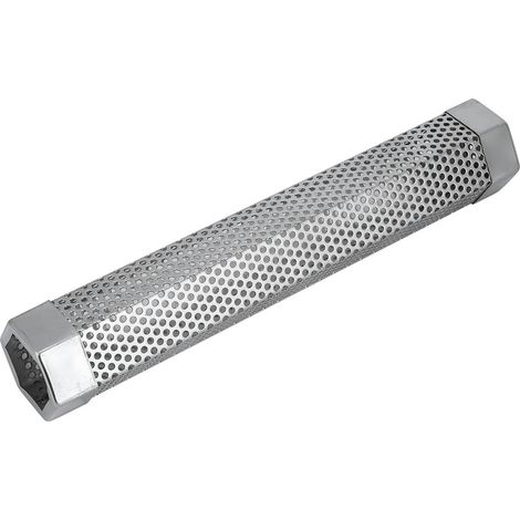 Tube de stockage de granulés fumés pour barbecue, en acier inoxydable 304 sans soudure, tube hexagonal fumé de 12 pouces (1/5)