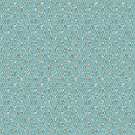 Carta da parati grafica Profhome 379574 Carta da parati TNT leggermente strutturata design lucida turchese oro azzurro 5,33 m2