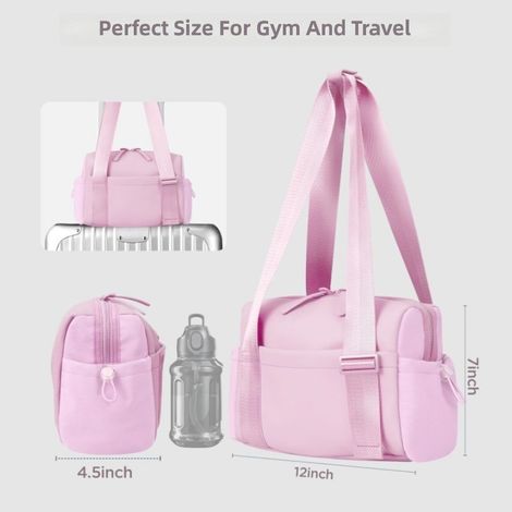 sac sport voyage t avec compartiments séparés pour vêtements secs et humides, grand bandoulière idéa (1/5)